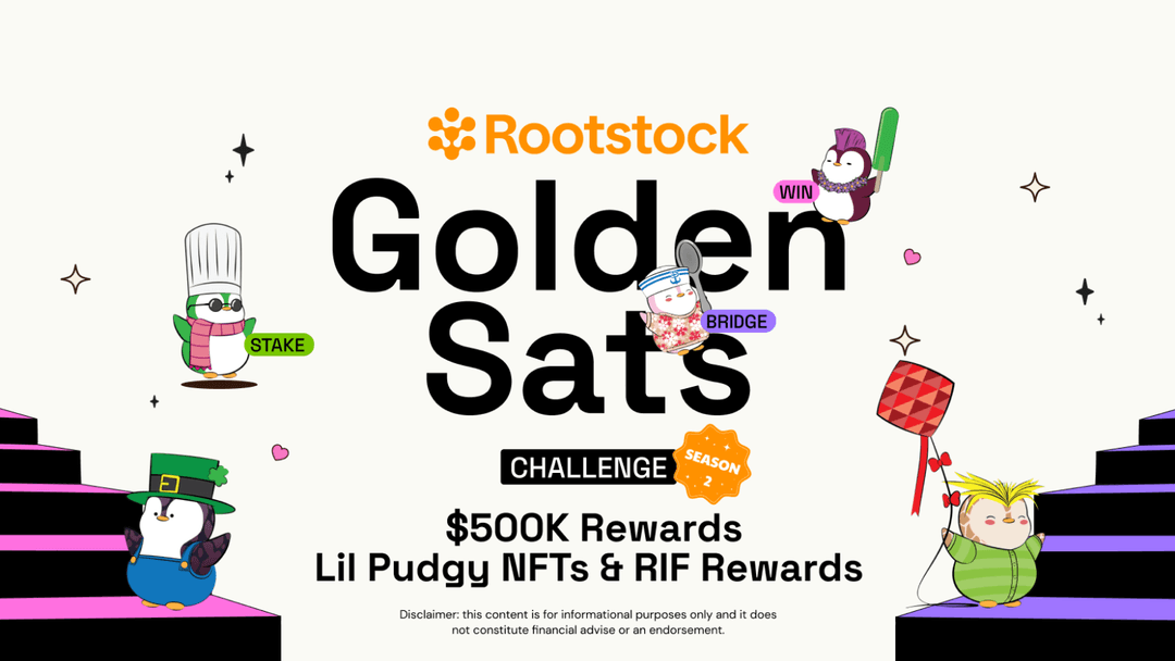 Golden Sats Challenge: Stack, Stake, and Score Big on Rootstock