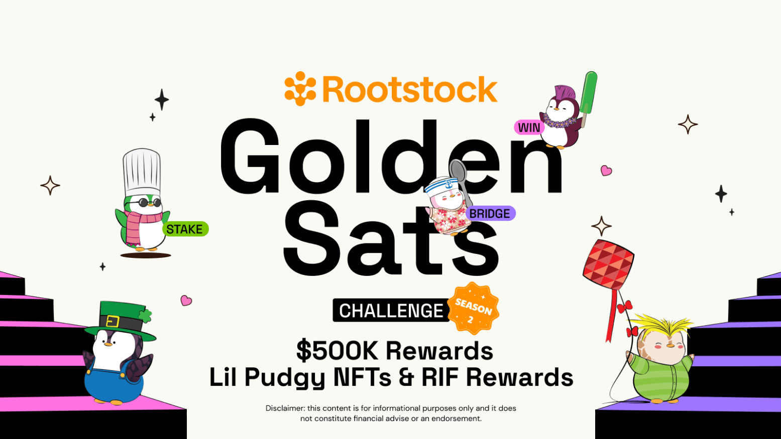 Golden Sats Challenge: Stack, Stake, and Score Big on Rootstock