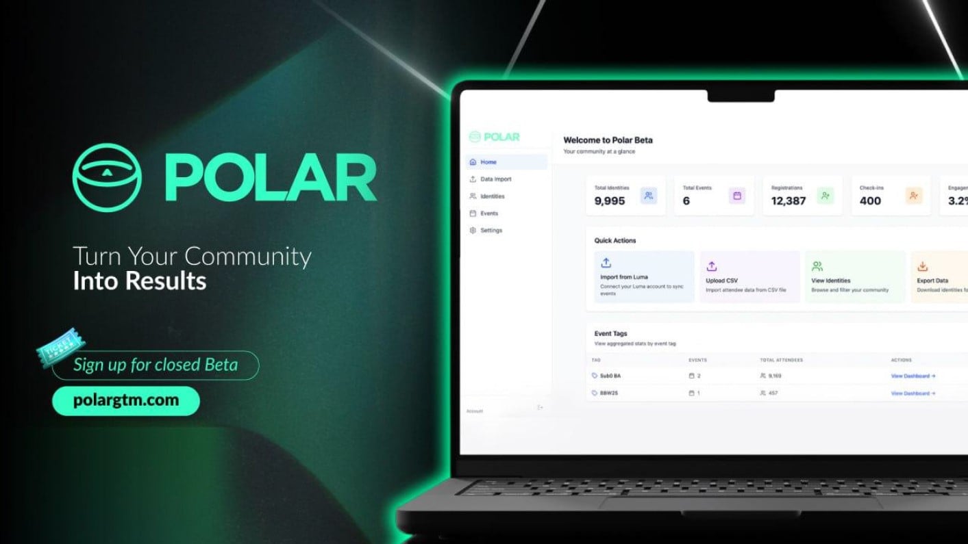 Crypto Events, Adapt or Die: WebZero Launches Polar to End the Era of "Blind" Web3 Event Marketing