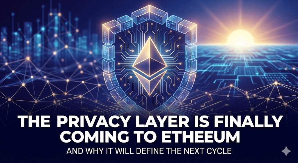 The Privacy Layer Is Finally Coming to Ethereum, And Why It Will Define the Next Cycle