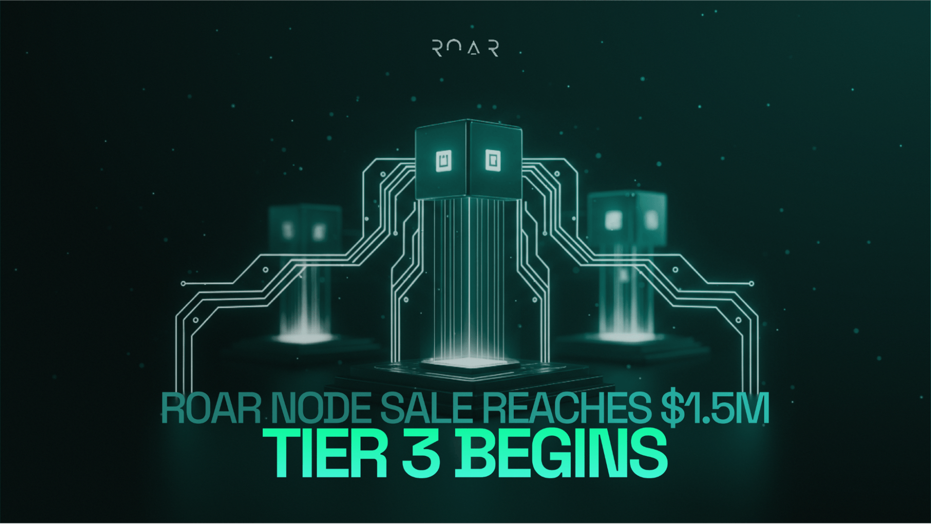 R0AR Node Sale Reaches $1.5 Million as Tier 2 Sells Out, Tier 3 Sales Begin