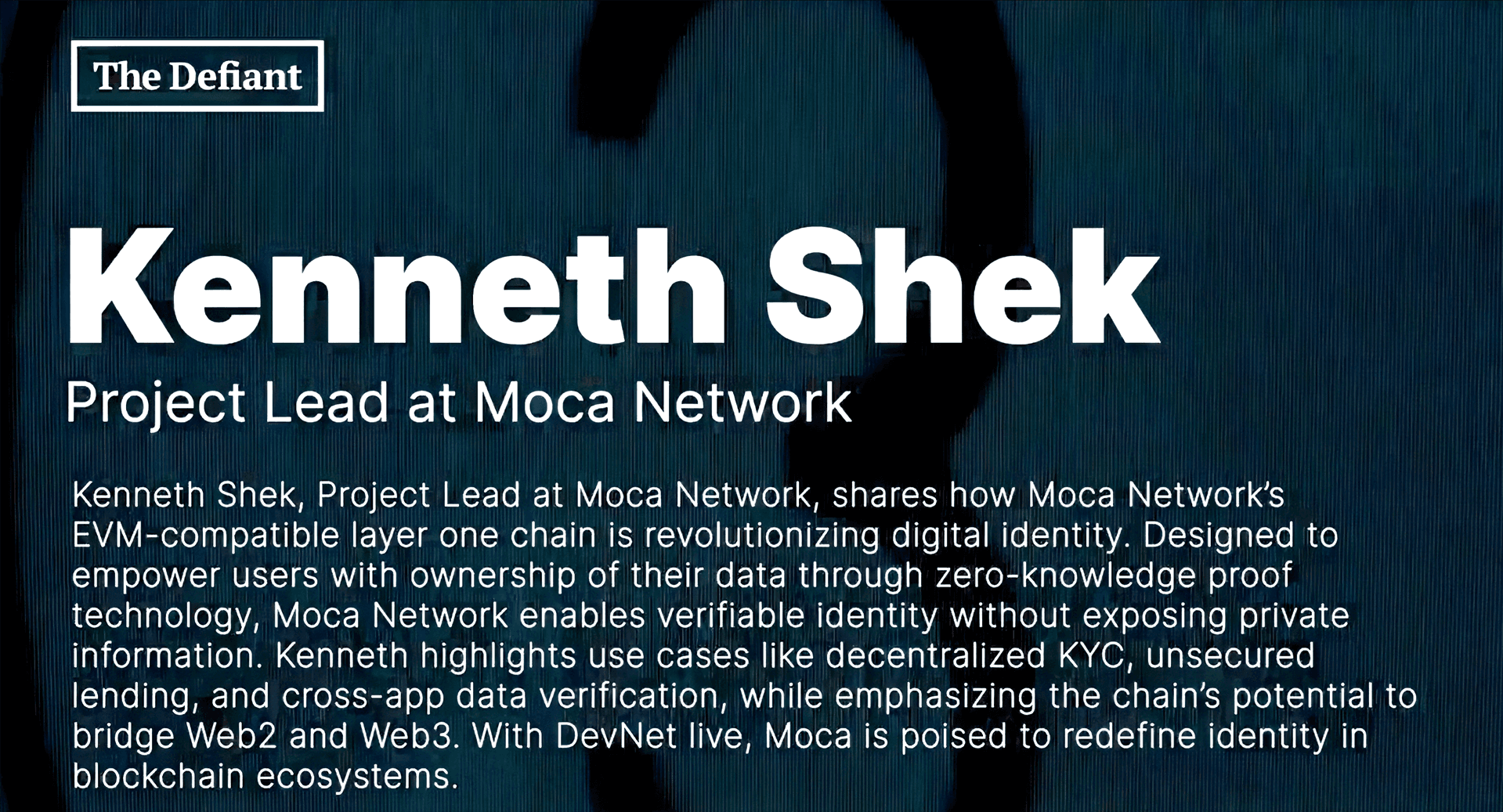 Redefining Digital Identity: Kenneth Shek on Moca Network’s Web3 Revolution
